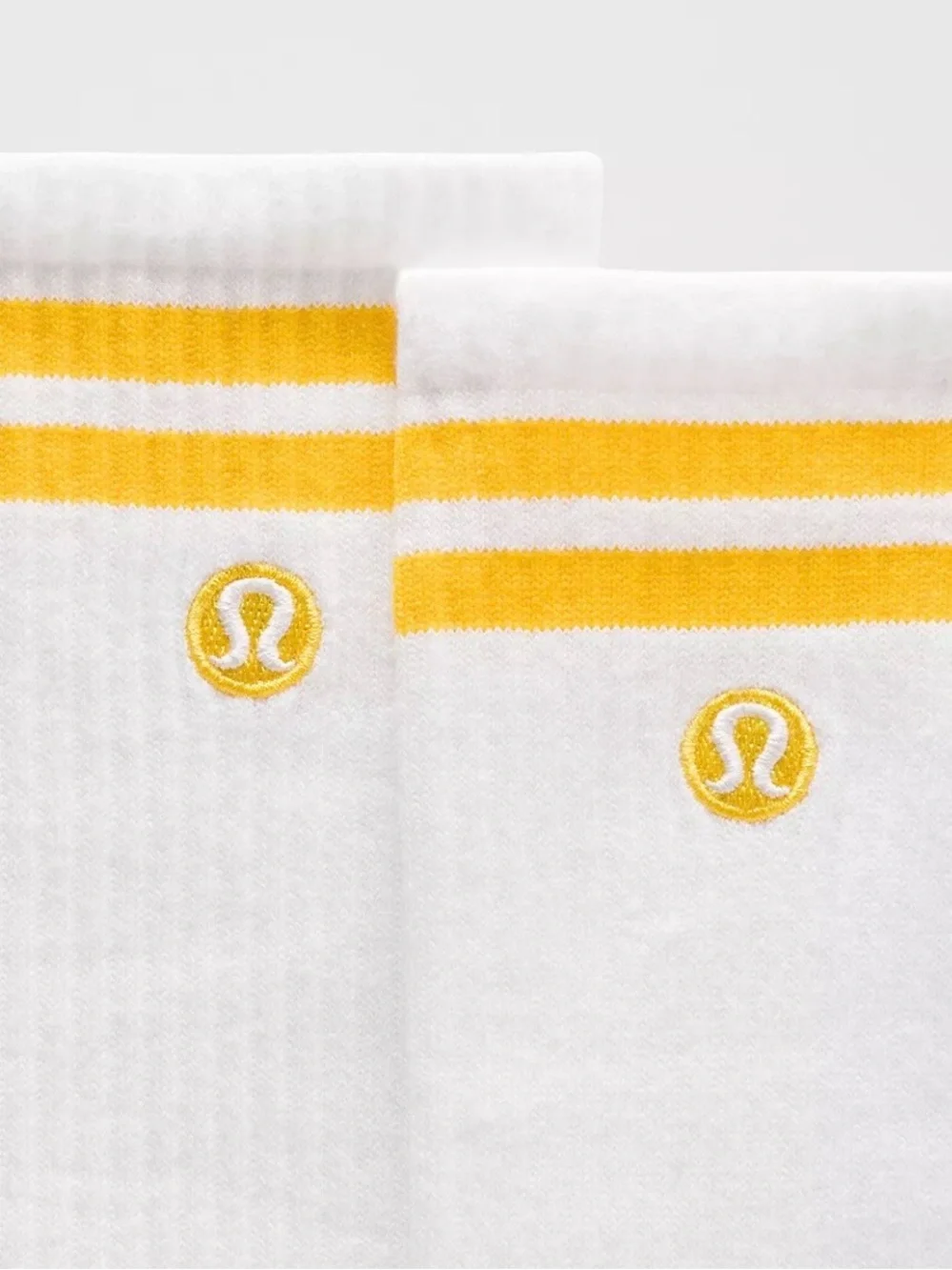 NWT Lululemon Unisex Daily Essential Crew Socks Stripe